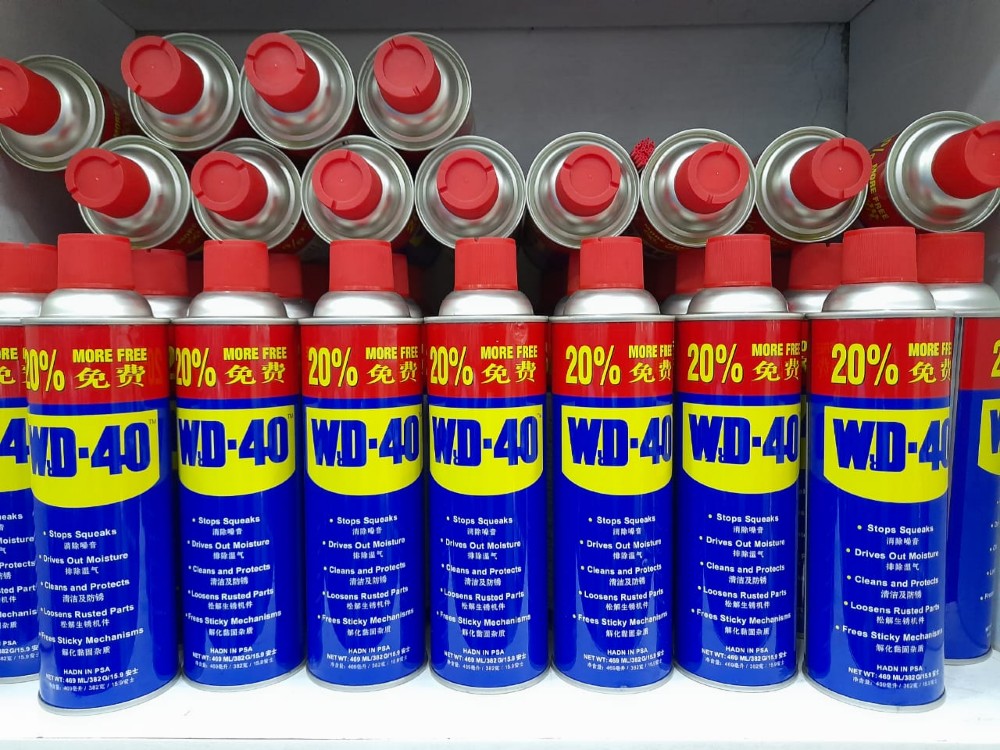 wd40 on cctv camera