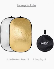 Godox 2-in-1 Oval Collapsible Light Reflector