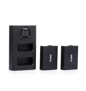 CAISI LP-E10 Kit (2 Batteries + Double Charger)