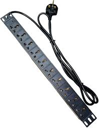 8-Way PDU Multi Aluminum 1.5U – UK Plug