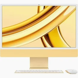 Apple iMac 24-inch (2021) – 4.5K Retina Display, M1 Chip, 8-Core CPU / 8-Core GPU, 8GB Unified Memory, 512GB SSD – Yellow