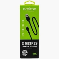 Oraimo OCD-M56 2 Meter Micro-USB Data Cable – Fast Charging 5V/2A