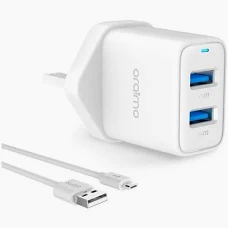 Oraimo OCW-U63D Firefly-2 Dual USB Fast Wall Charger – 5.0V/2.1A